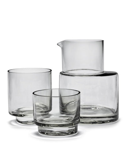 Valerie Objects - Maarten Baas - Glas S Grijs Inner Circle - Set van 4