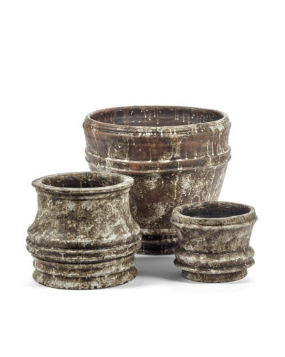 Serax - Kelly Wearstler - Plantenpot 01 M Wit Bruin Mesa Ø38 cm