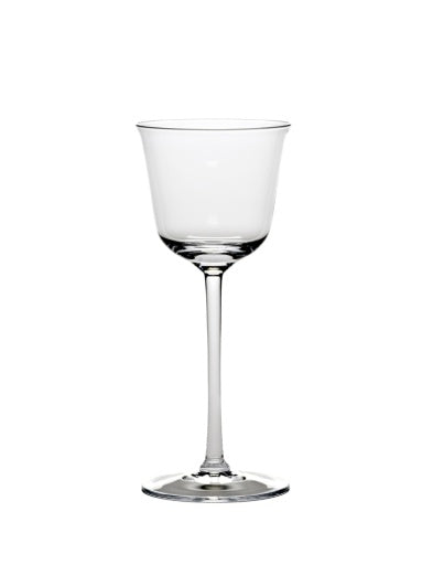 Ann Demeulemeester - Witte Wijnglas Transparant Grace - Set van 4