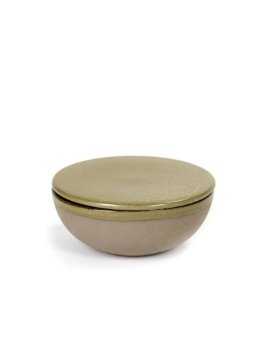 Serax - Sergio Herman - Kom met Deksel Camo Green Surface
