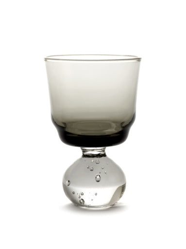 Serax - Bela Silva - Glas op Voet S Smoky Grijs Eternal Snow - Set van 6