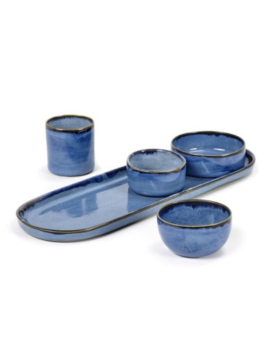 Serax - Anita Le Grelle - Ovaal Bord Blauw