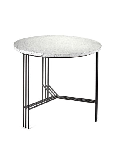 Serax - Antonino Sciortino - Bijzettafel L Zwart/Grijs Terrazzo