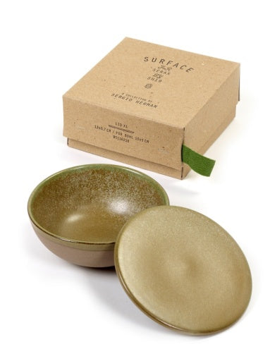Serax - Sergio Herman - Kom met Deksel Camo Green Surface