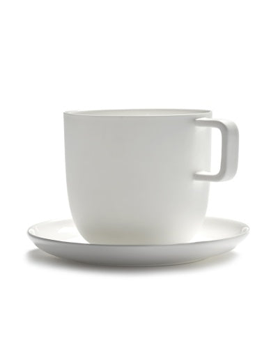 Serax - Piet Boon - Schotel Koffiekop Wit Base - Set van 4