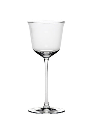 Ann Demeulemeester - Rode Wijnglas Transparant Grace - Set van 4