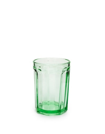 Serax - Paola Navone - Glas L Groen Fish &amp; Fish - Set van 4