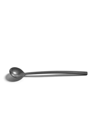 Serax - Marie Michielssen - Tafellepel Zwart Stonewashed La Mère - Set van 6