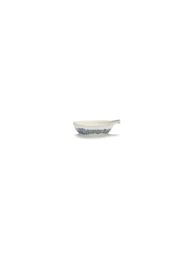 Serax - Ottolenghi - Tapasbord L Wit Strepen Blauw Feast - Set van 4