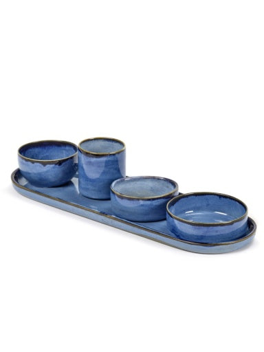 Serax - Anita Le Grelle - Ovaal Bord Blauw